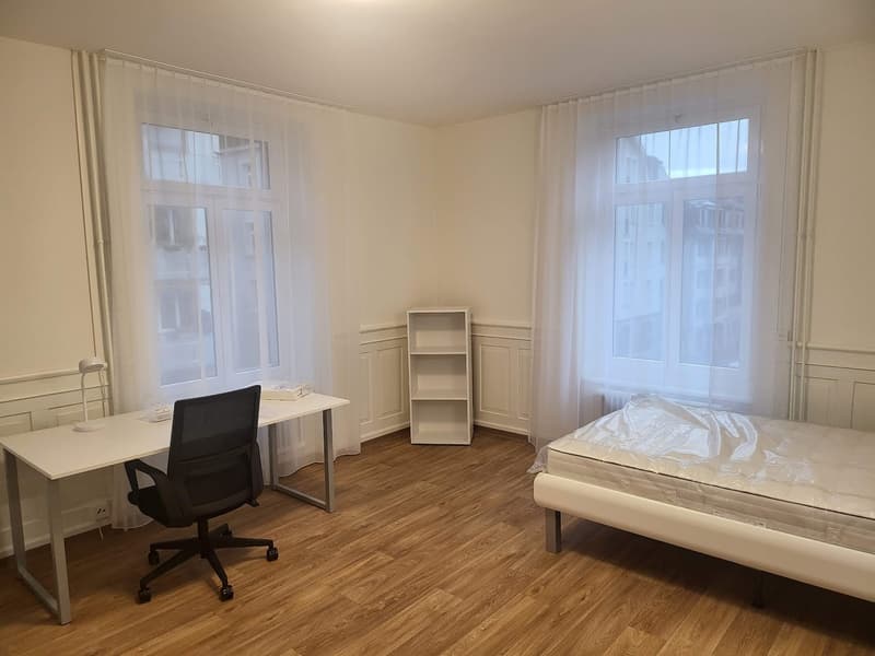 Grande chambre meublée rénovée à proximité de l'Université/ETH (12) (2)
