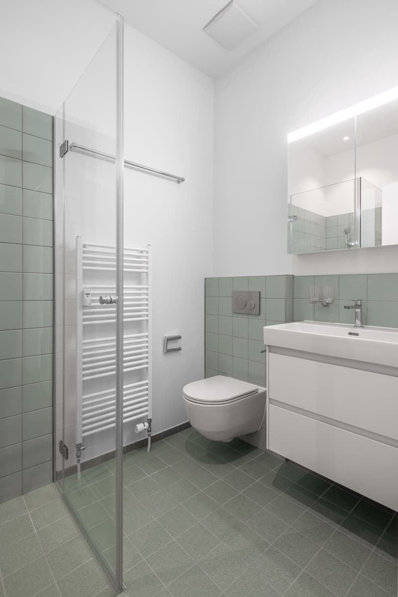 Elegantly renovated old building apartment with balcony and green inner courtyard oasis (4)