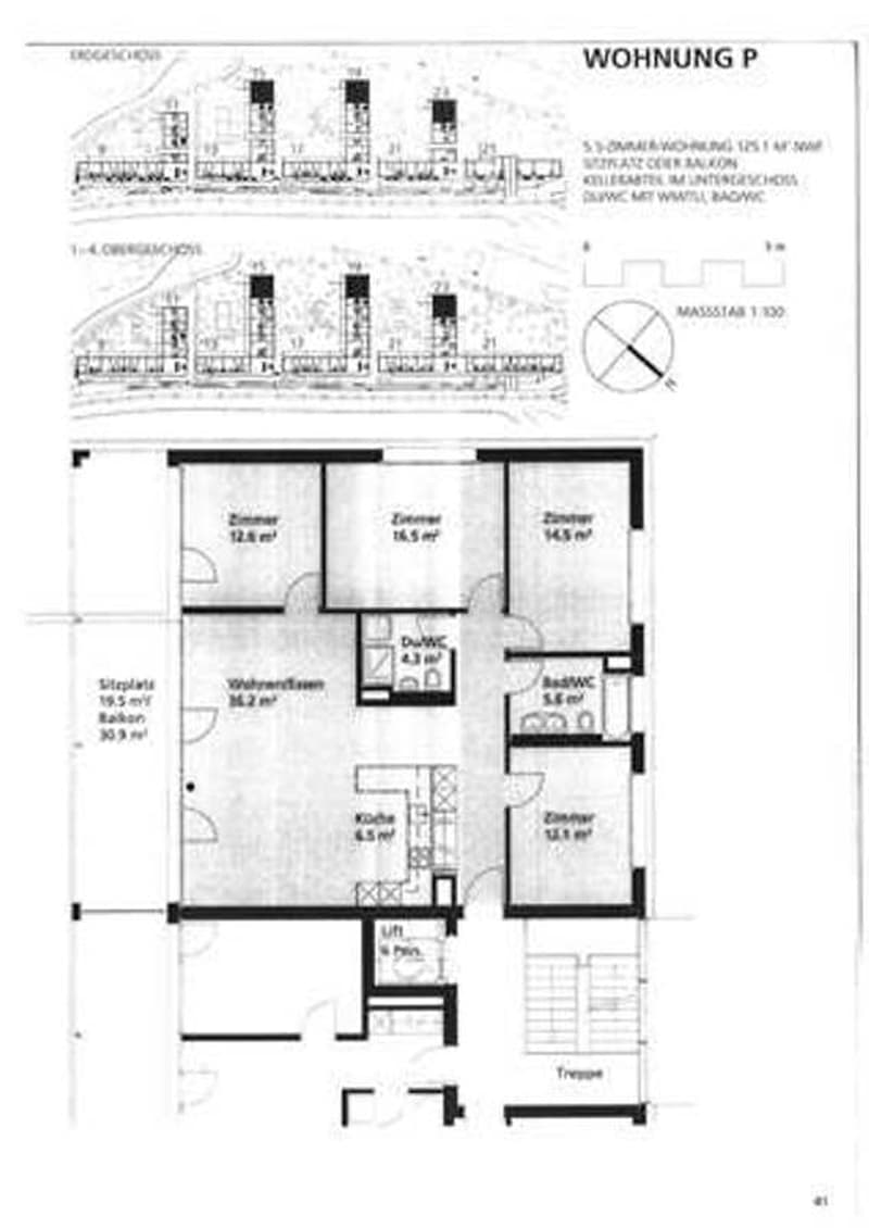 Helle, moderne, Wohnung mit sehr grossem Balkon 30.9m2 (8)
