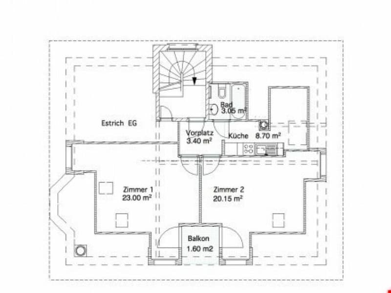 Appartement en duplex de 2 1/2 pièces avec belle vue (12)