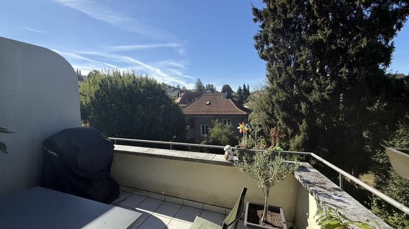 4 1/2-Zimmerdachwohnung mit schöner Aussicht & Cheminée (2)