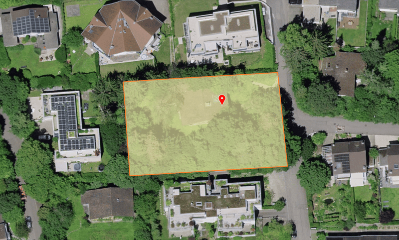 Terreno edificabile attraente in Oberwil tranquillo (1)