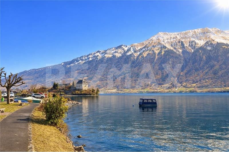 Only a stone's throw from the lake, 3.5-room first-floor apartment with garage (1)