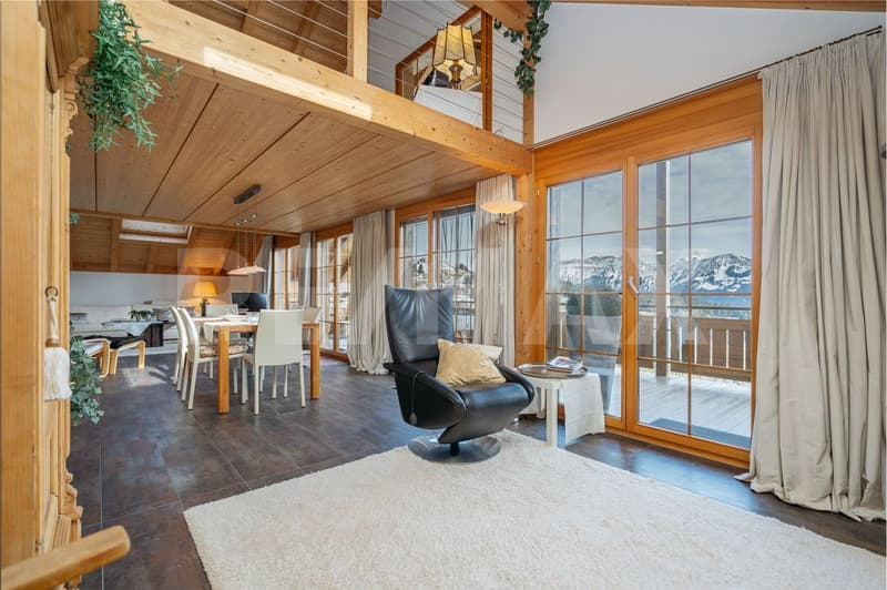 Weitblick. Privatsphäre. Exklusivität. Dachmaisonette über dem Thunersee (auch als Zweitwohnsitz) (3)
