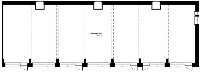 Arcade of 192m2 with showcase (3)