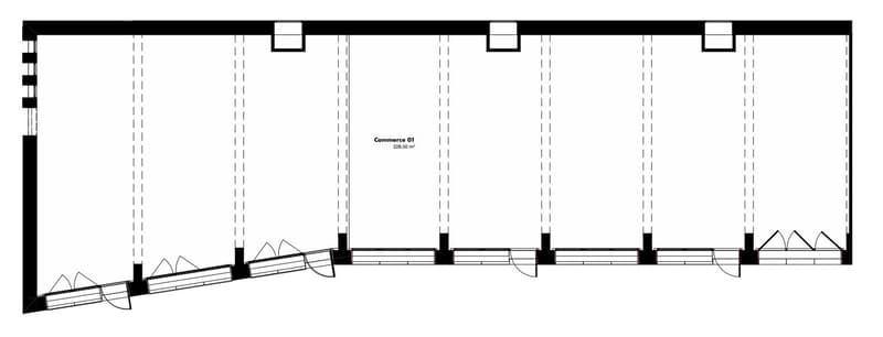 Arcade of 229m2 with showcase (3)