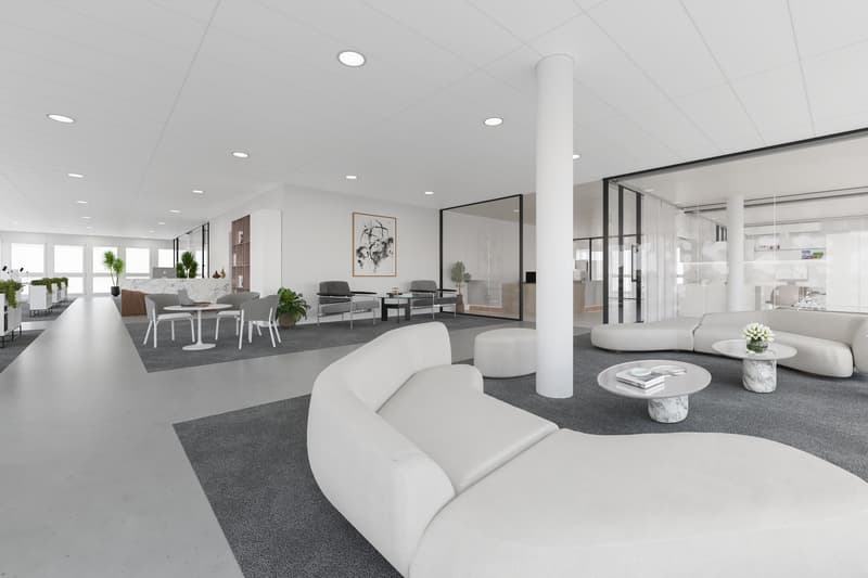 Ufficio splendido tra 250m2 e 1590m2 nel nuovo edificio Le Closel a Renens (3)