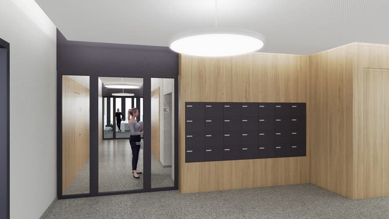 Surfaces aménagées entre 130 et 1'590m2 totalement neuves à Renens (7)