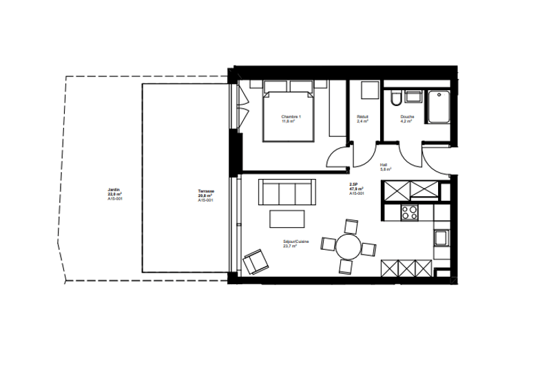 2,5 Zimmer neubau mit terrasse und garten (5)