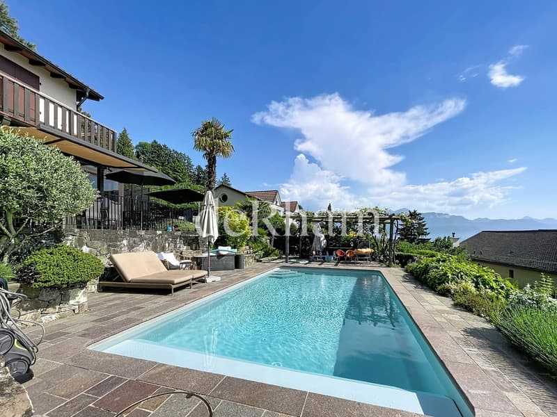 Bella villa individuale di 6 locali con vista panoramica a Grandvaux! (1)
