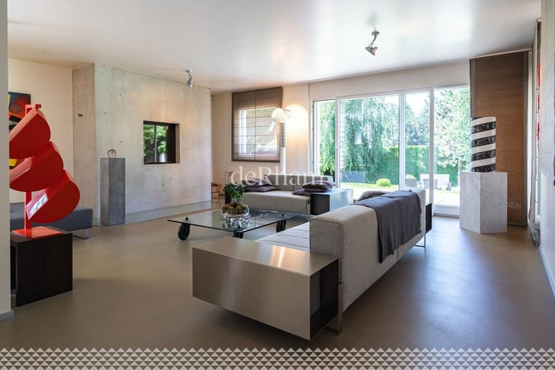 Villa di architetto con piscina vicino a Losanna (3)