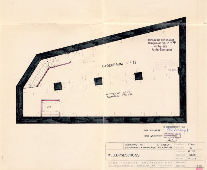 Lagerraum im 1. Obergeschoss zu vermieten - 107 m² (3)