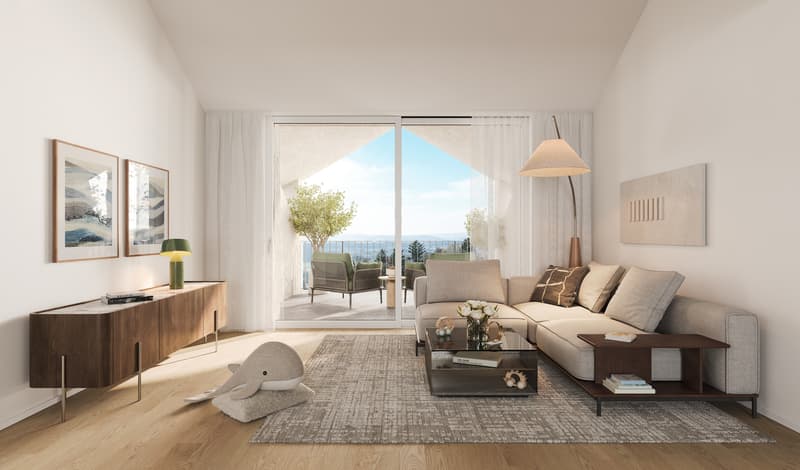 1. Rental - New 4.5-room apartment with balcony & garden seating area (2)