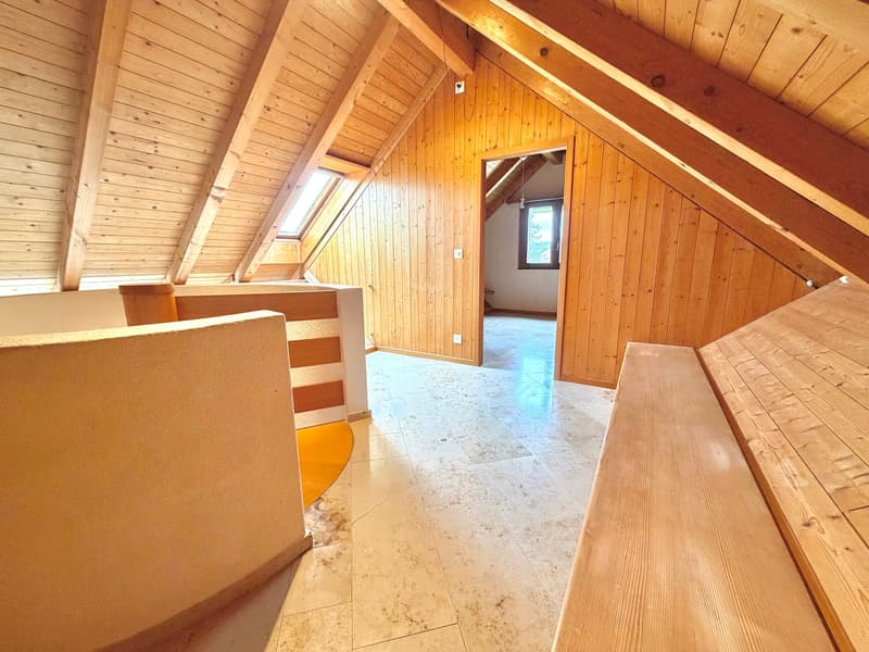 wooden ceiling, wooden walls, tiled floor, small window, wooden bench