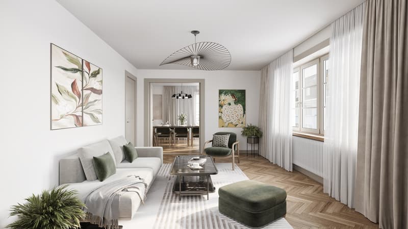 Primo affitto - Appartamento attico esclusivo di 2,5 locali (2)