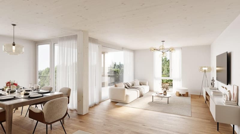 Unique 4.5-room apartment in Schöftland - New building with comfort (2)