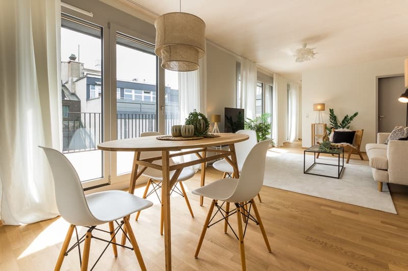 Exklusives Attikawohnen – eine beeindruckende Dachterrasse über den Dächern der Stadt (5)
