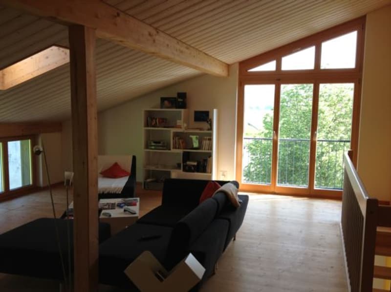 Charmantes 3.5-Zimmer-Duplexwohnung in Muriaux – Freie Aussicht und ruhige Umgebung (4)