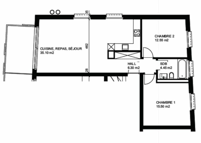 Wohnung mit 3.5 Zimmern (8)