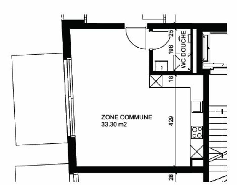 Beautiful studio on the ground floor with terrace (5)