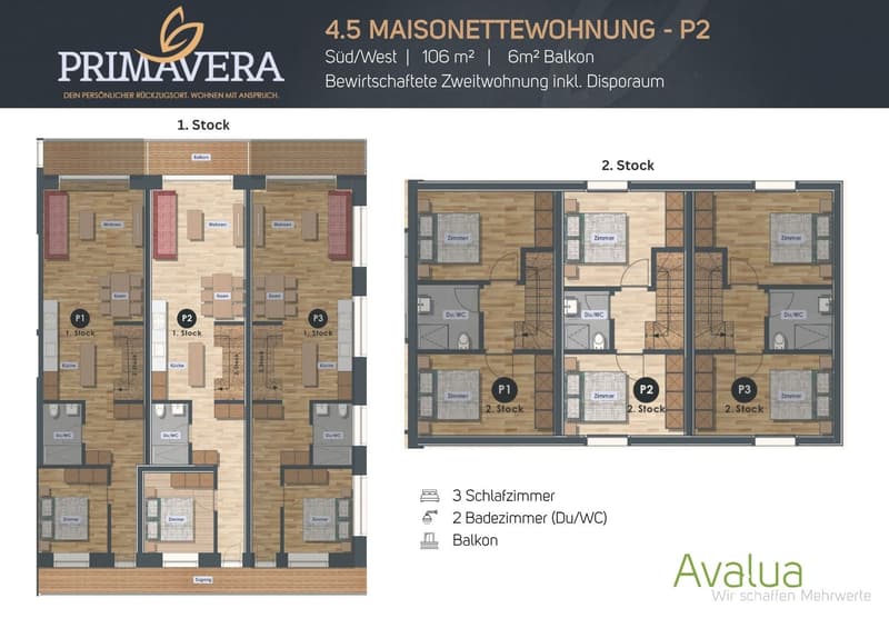 Modern 4.5-room maisonette apartment in Saas-Grund – New build 2026 (5)