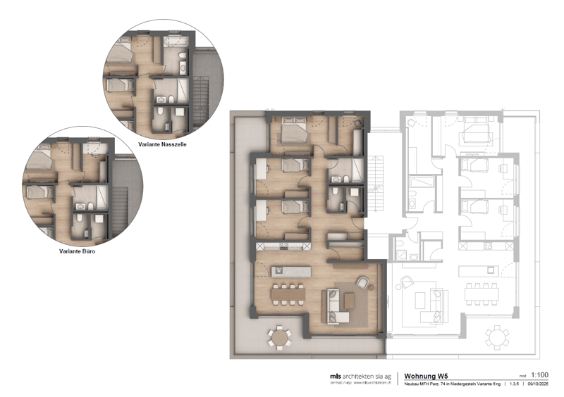 4.5-room apartment - W5 on the 2nd floor of the "Däheimu" building in Niedergesteln (7)