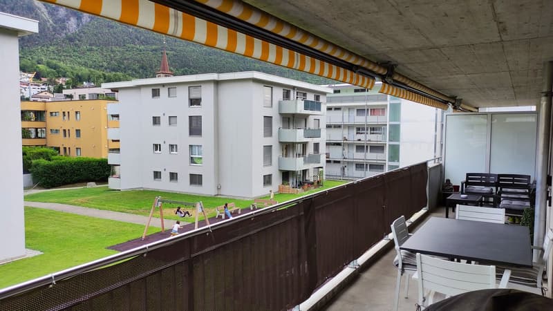 Appartamento moderno 3.5 locali con panorama di montagna a Glis (3)