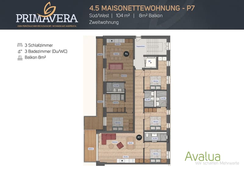 Appartamento di 4,5 locali a Saas-Grund – Edificio nuovo 2026 - WHG P7 (5)
