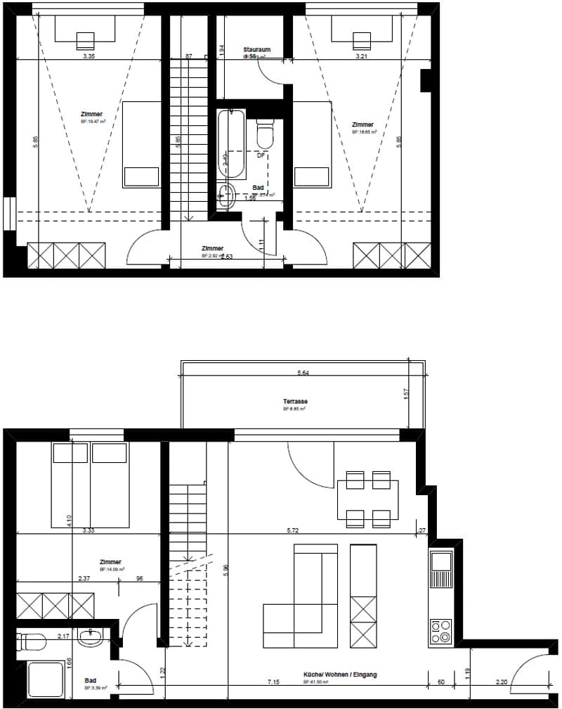 Appartamento luminoso 4.5 locali con vista sulla montagna a Turtmann – disponibile su accordo! (14)