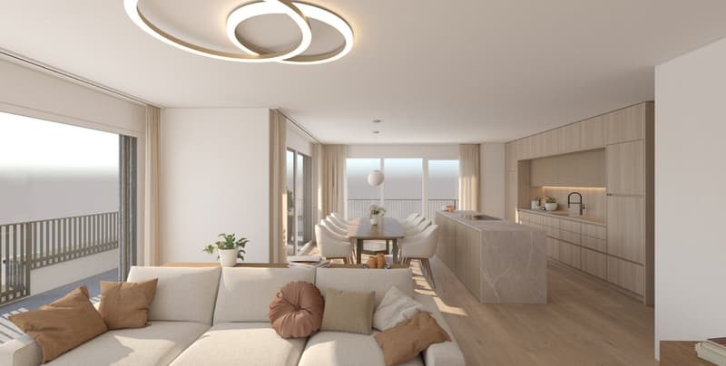 Spacious new apartments – only 10 minutes from Visp (5)