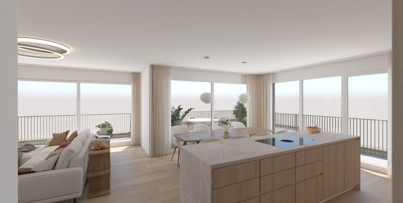 Spacious new apartments – only 10 minutes from Visp (6)