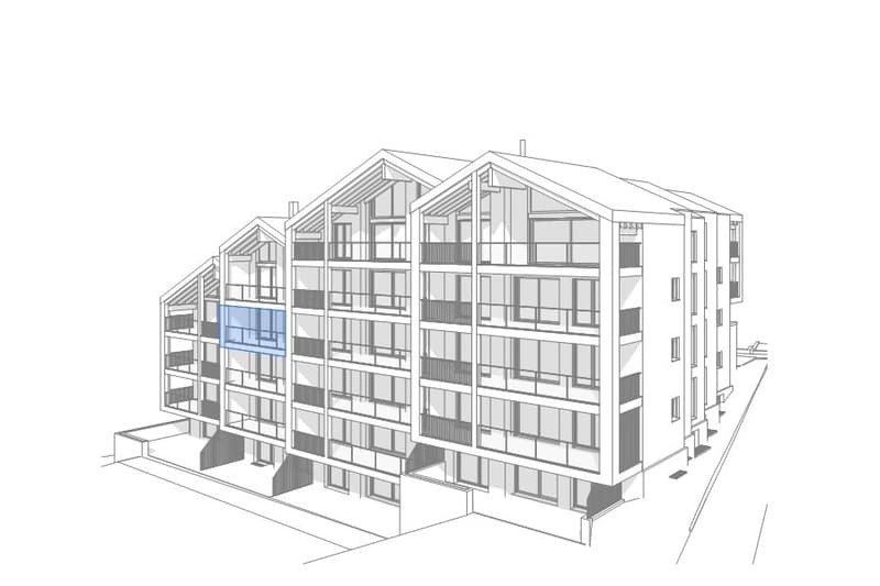 Moderne 2.5-Zimmer-Neubauwohnung mit Balkon in Zermatt (2)