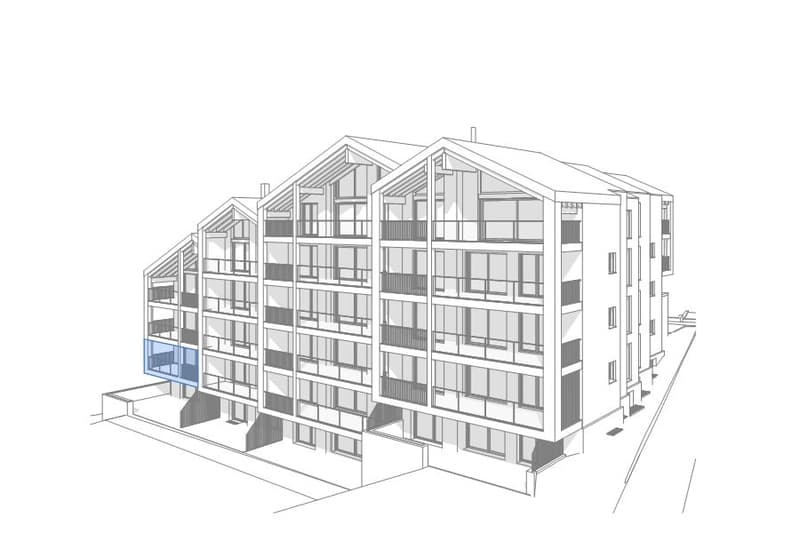 Appartamento moderno 3.5 locali con vista sulla montagna a Zermatt (2)