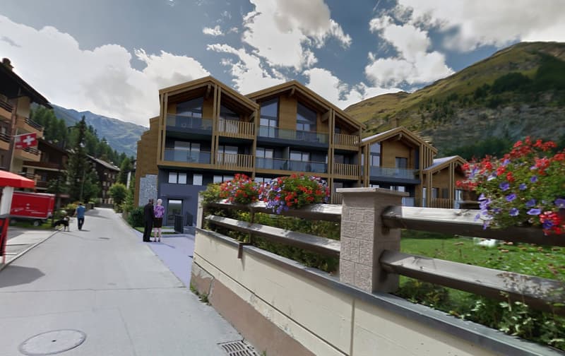 Appartamento moderno 3.5 locali con vista sulla montagna a Zermatt (8)