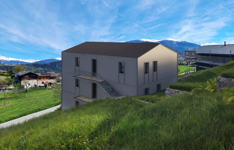 Charmant appartement de 2.5 pièces avec vue à Fortunau (Ayent) (6)