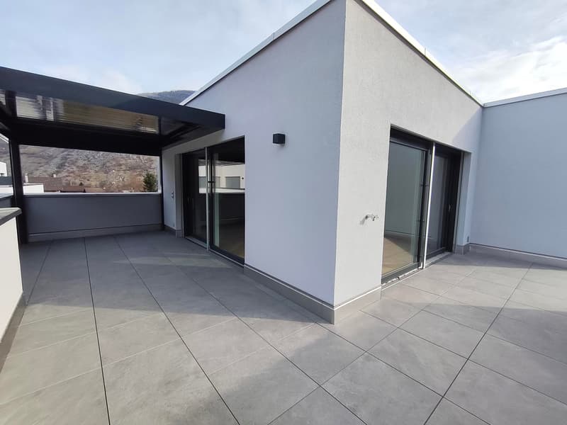 Magnifique appartement en attique de 3,5 pièces à Leuk – Neuf, lumineux (17)
