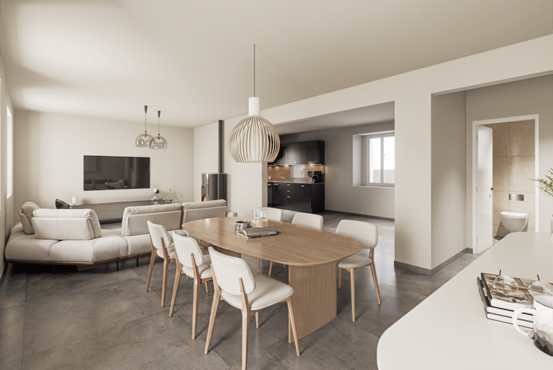 Villeret, renovated single-family house with 2 apartments (3)
