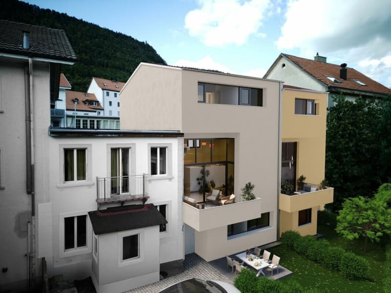 St-Imier, new semi-detached house with 5.5 rooms (1)