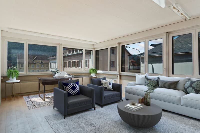 St-Imier, Büro / Kabinett ideal gelegen, Fläche ab 27m2 (3)
