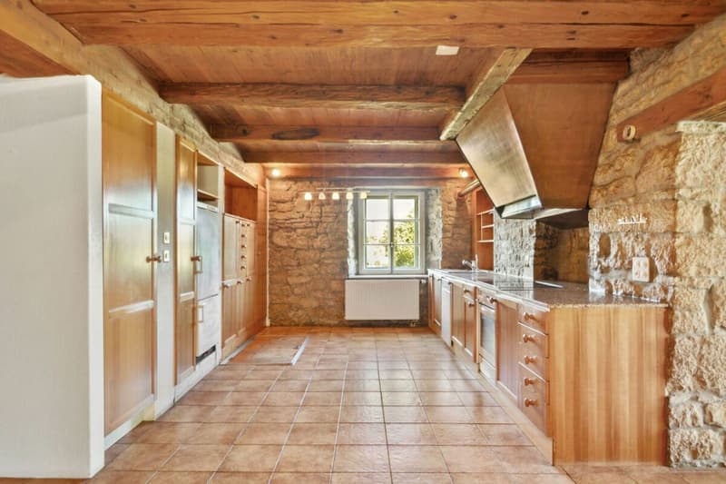 Le Noirmont, charming farm with building land (3)