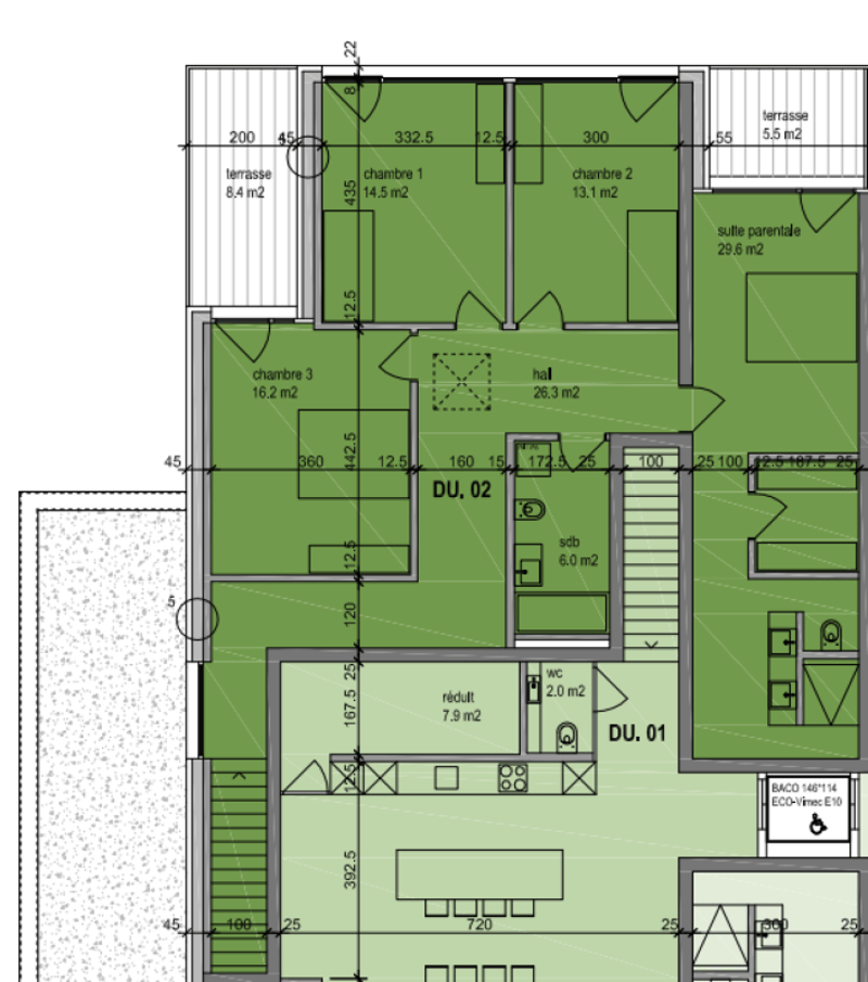 Nidau, splendide duplex haut standing 5.5 pces - 205 m2 avec parking et jardin commun (14)