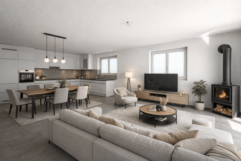 Tavannes, magnifico appartamento di 3.5 locali al pianterreno con terrazza (1)