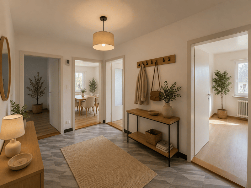 Tramelan, bel appartamento di 4.5 locali al piano terra con balcone (2)