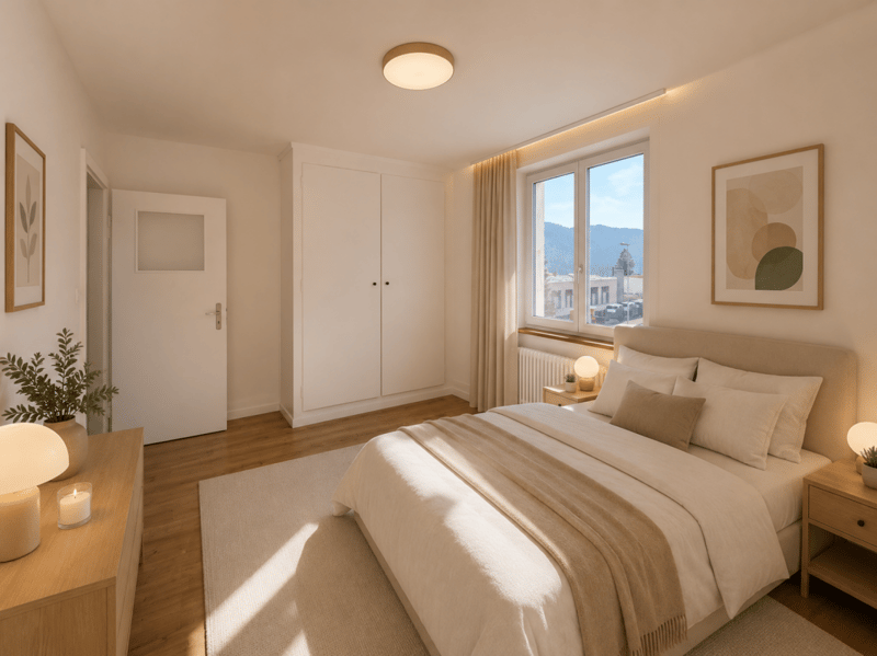 Sant'Imiero, superbo appartamento di 3.5 locali al 2° piano con balcone (4)