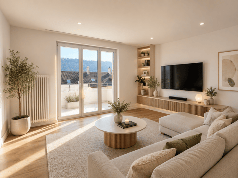 Sant'Imiero, superbo appartamento di 3.5 locali al 2° piano con balcone (1)