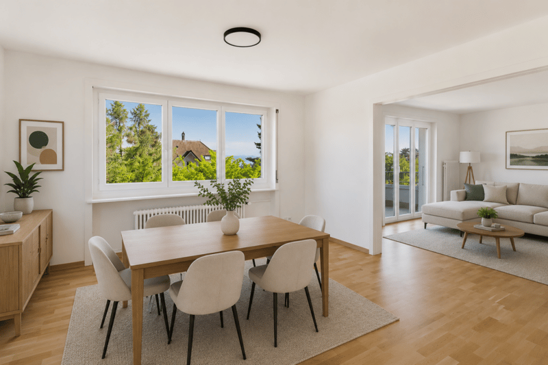 Corcelles, bel appartamento di 3.5 locali con balcone e posto auto (8)
