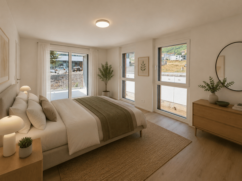 Villeret, schöne 2.5-Zimmer-Wohnung im 1. Stock mit Terrasse und Aufzug (6)