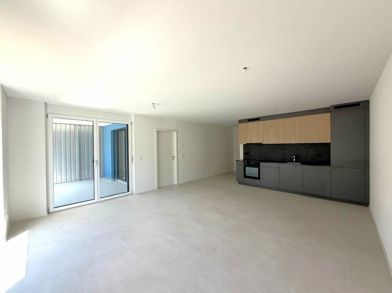 Villeret, schöne 2.5-Zimmer-Wohnung im 1. Stock mit Terrasse und Aufzug (2)