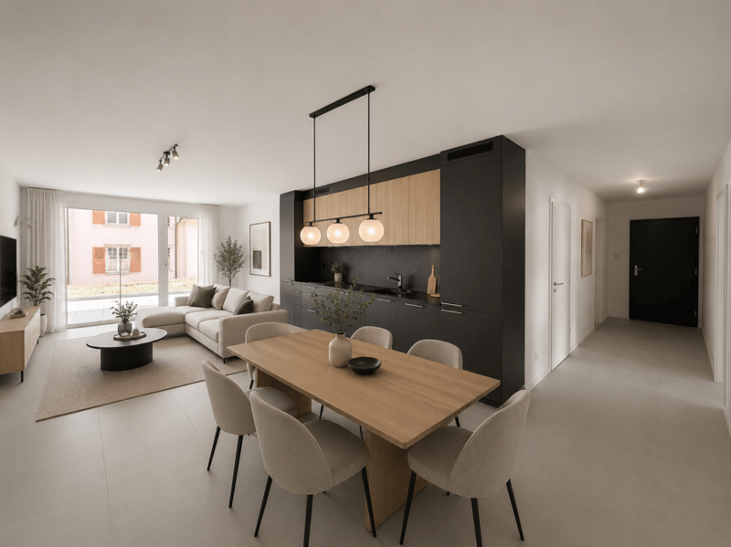 Villeret, prächtige 4.5-Zimmer-Wohnung mit Terrasse und privatem Garten (3)