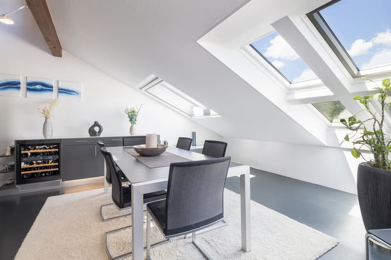 Exclusive 4.5-room attic loft on 2 floors – trendy living with style (5)